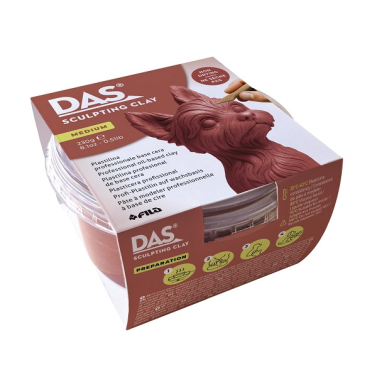 Massa p/ Modelar 230gr Sculpting Clay Terracota Medium F384302 DAS